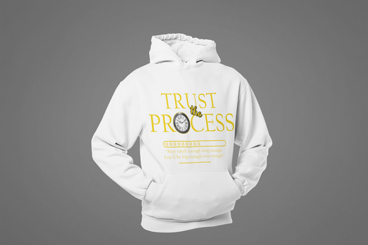 Trust The Process Hoodie - White
