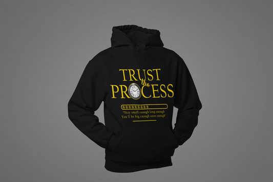 Trust The Process Hoodie - Black